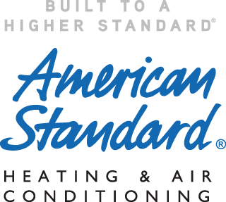 American Standard logo with blue text on white: 