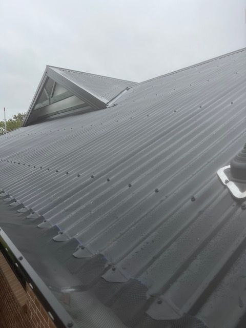 Panels on a Metal Roof — SRV Roofing in Gympie, QLD