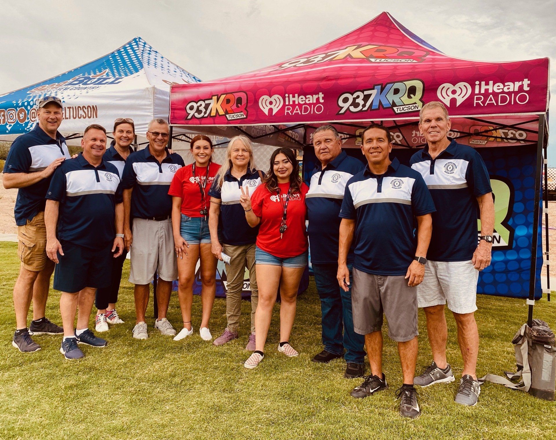 Iheart radio and NFFSAC at youth football jubilee.