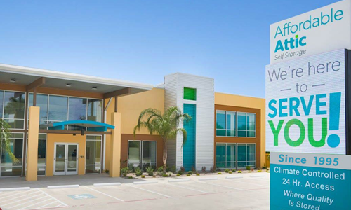 Affordable Attic Self Storage in McAllen, TX on 23rd Street