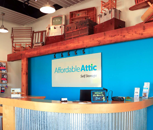 Affordable Attic Self Storage Office in Harlingen, TX