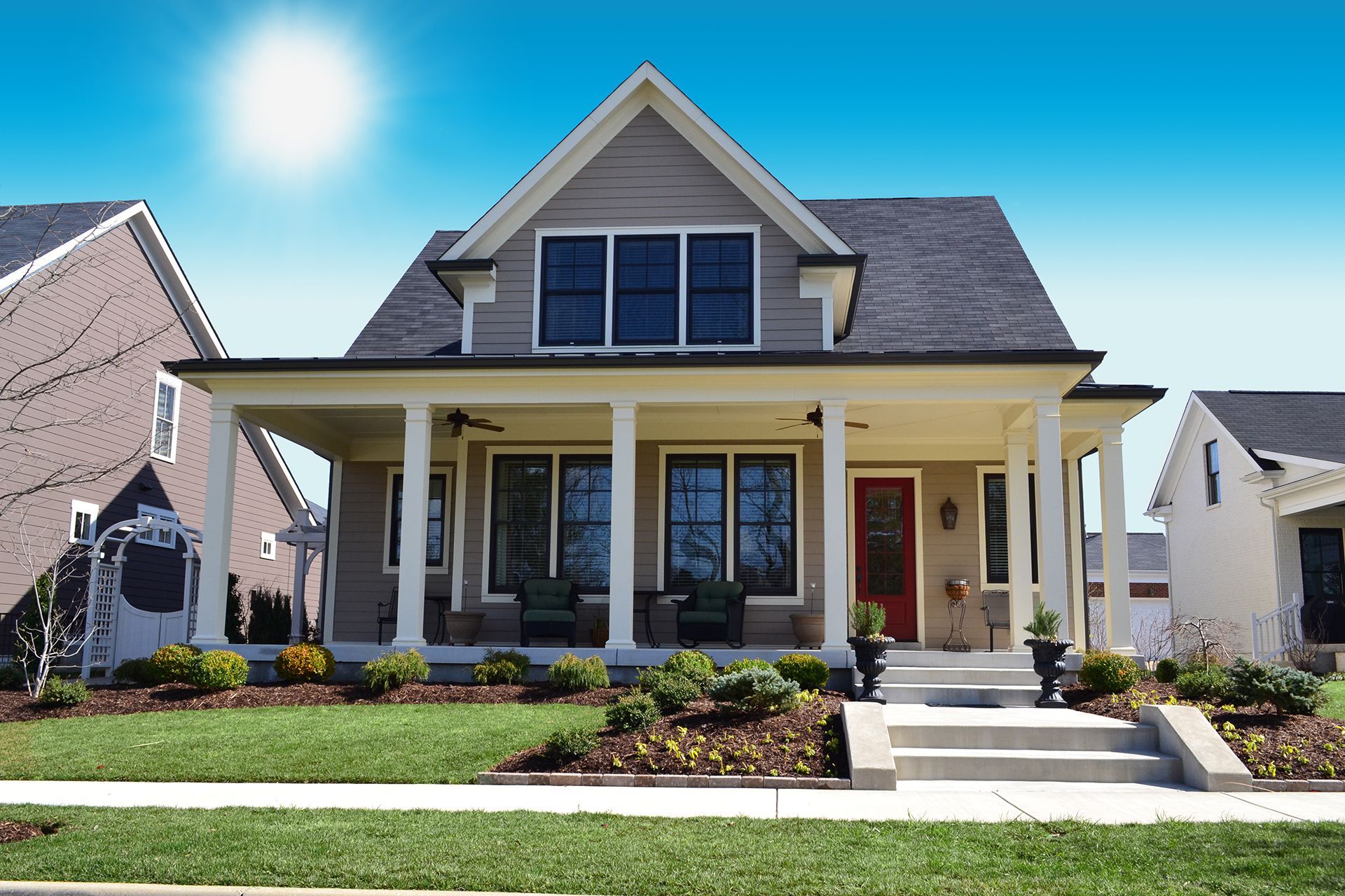 Residential House Front