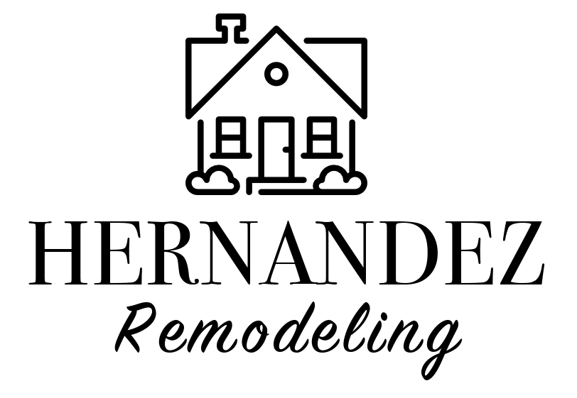 Logo for Hernandez Remodeling: a house outline above the name with "Remodeling" underneath.