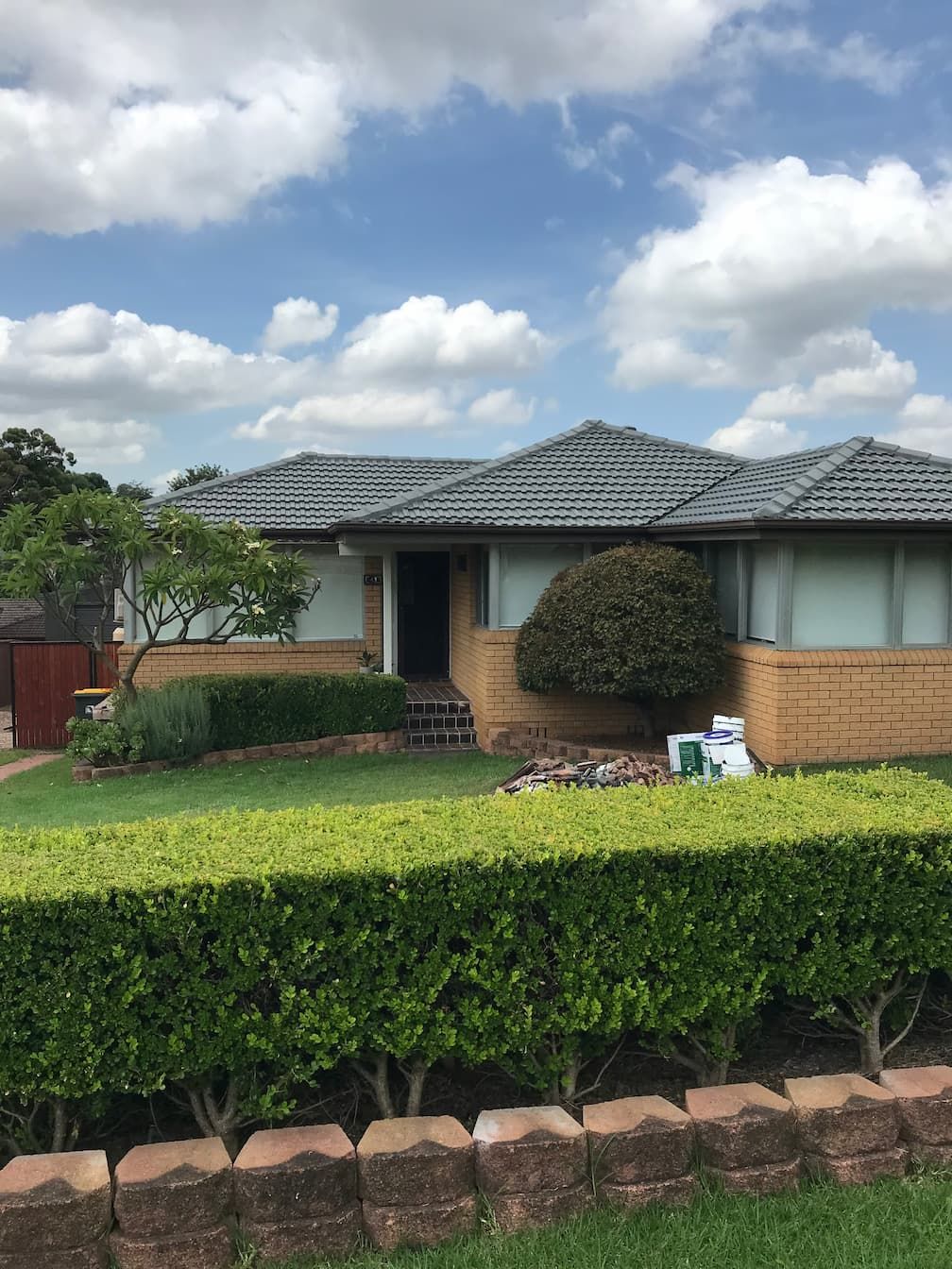 A restored tiled roof in Wollongong