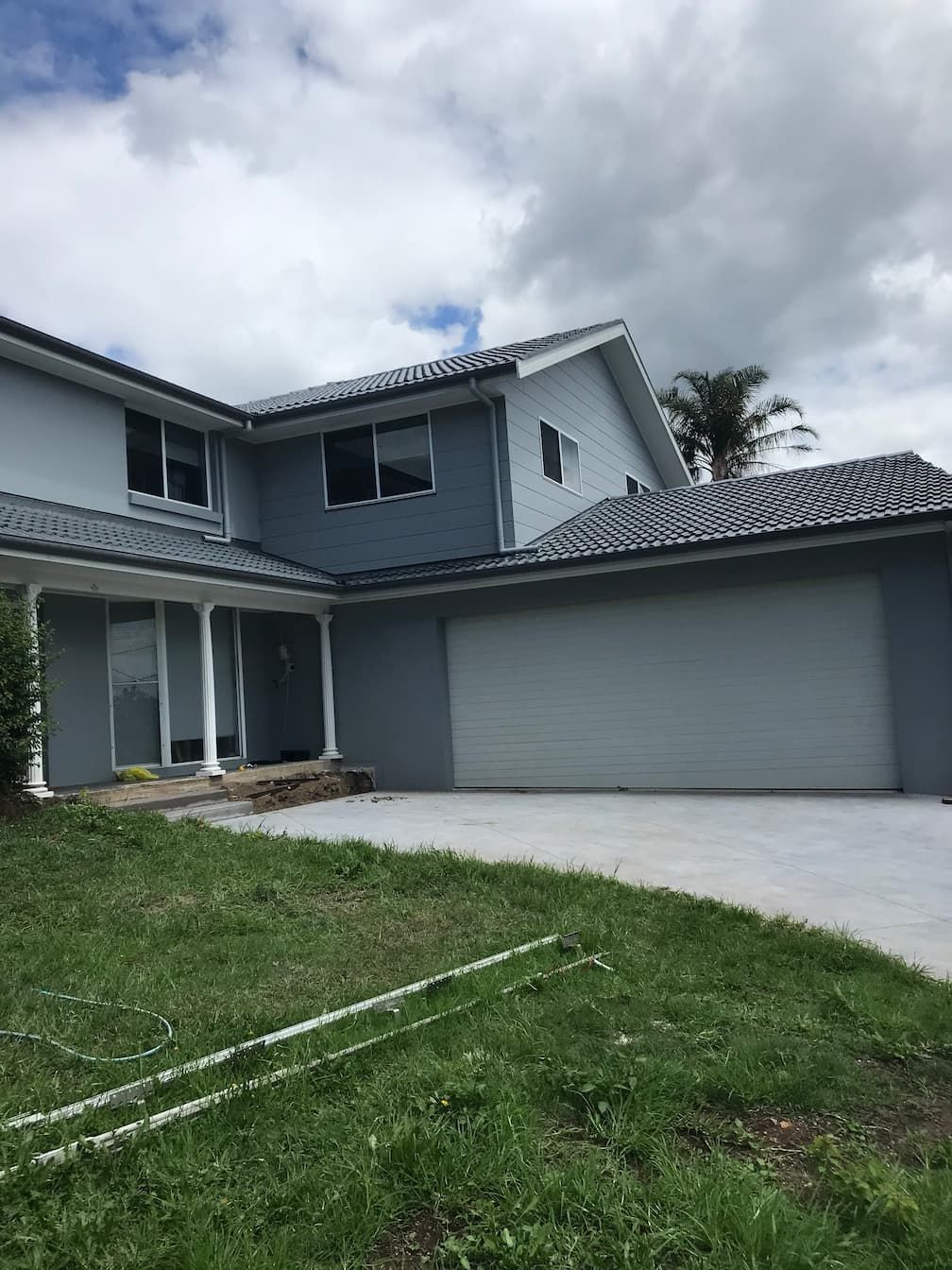 A roof that was painted and restored in Wollongong