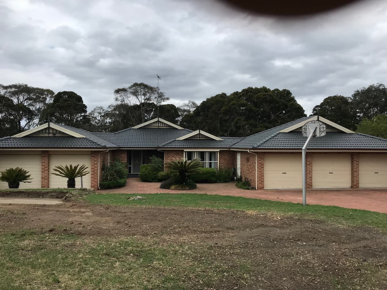 After a roof restoration in Wollongo