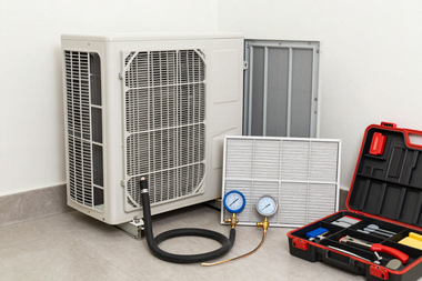 HVAC maintenance inspection setup