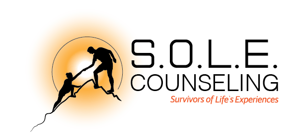 The logo for s.o.l.e. counseling survivors of life 's experiences