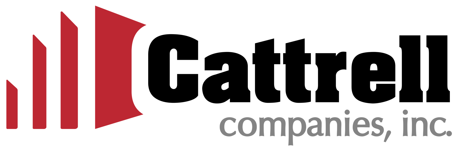Cattrell Companies, Inc. logo with red bars and black text
