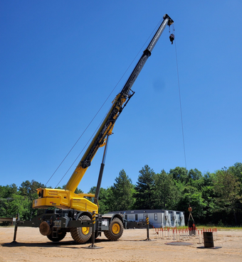 telescopic boom cranes swing cab TLL training arkansas