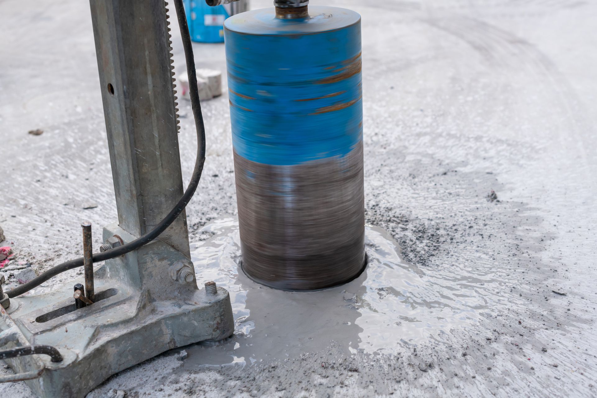 Cement Floor Drilling Machine — Desert Hot Springs, CA — Spartan Concrete