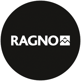 Il logo ragno è un cerchio nero su sfondo bianco.