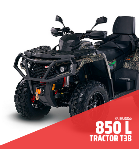 ATV nero e mimetico. Testo 