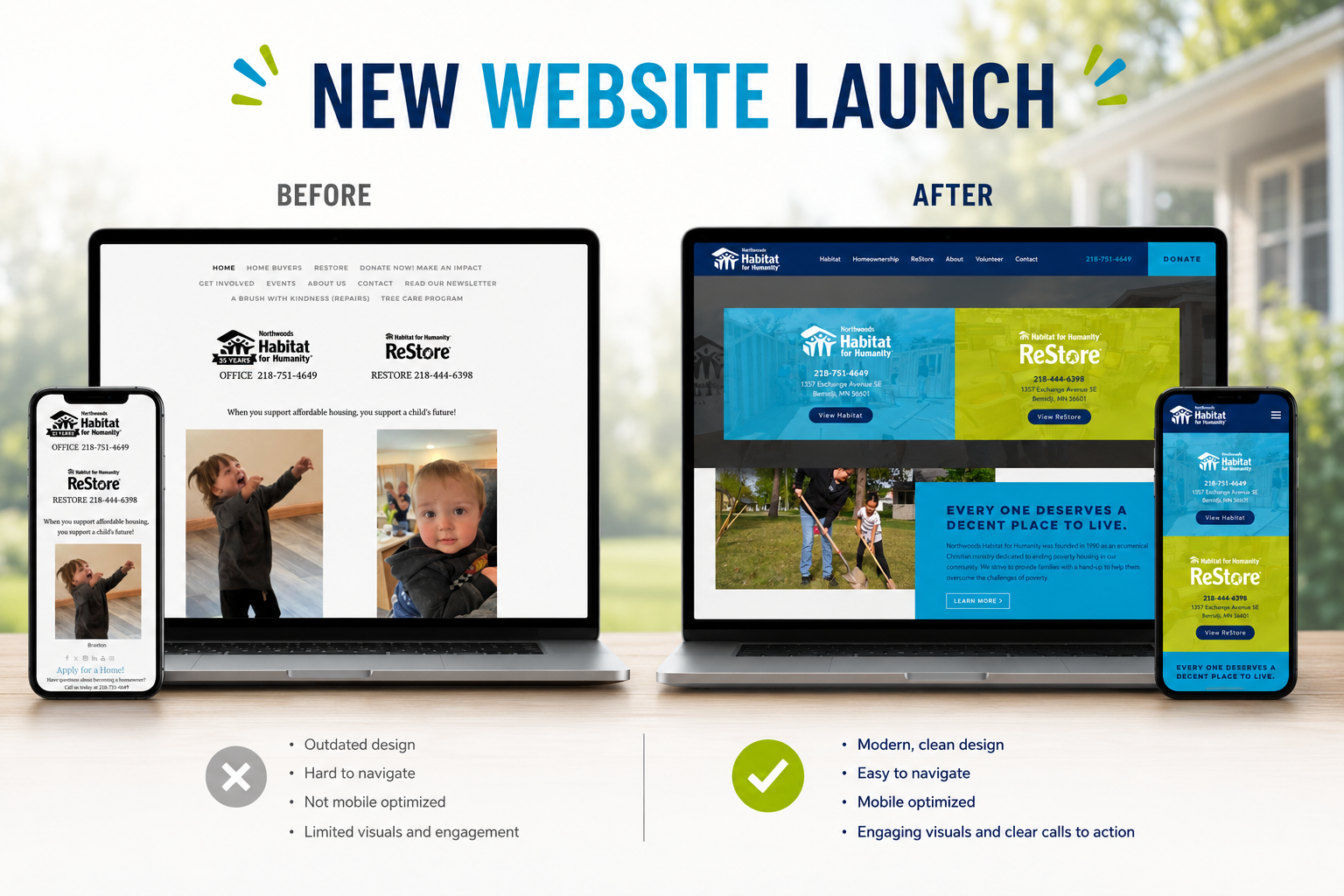 Habitat website redesign