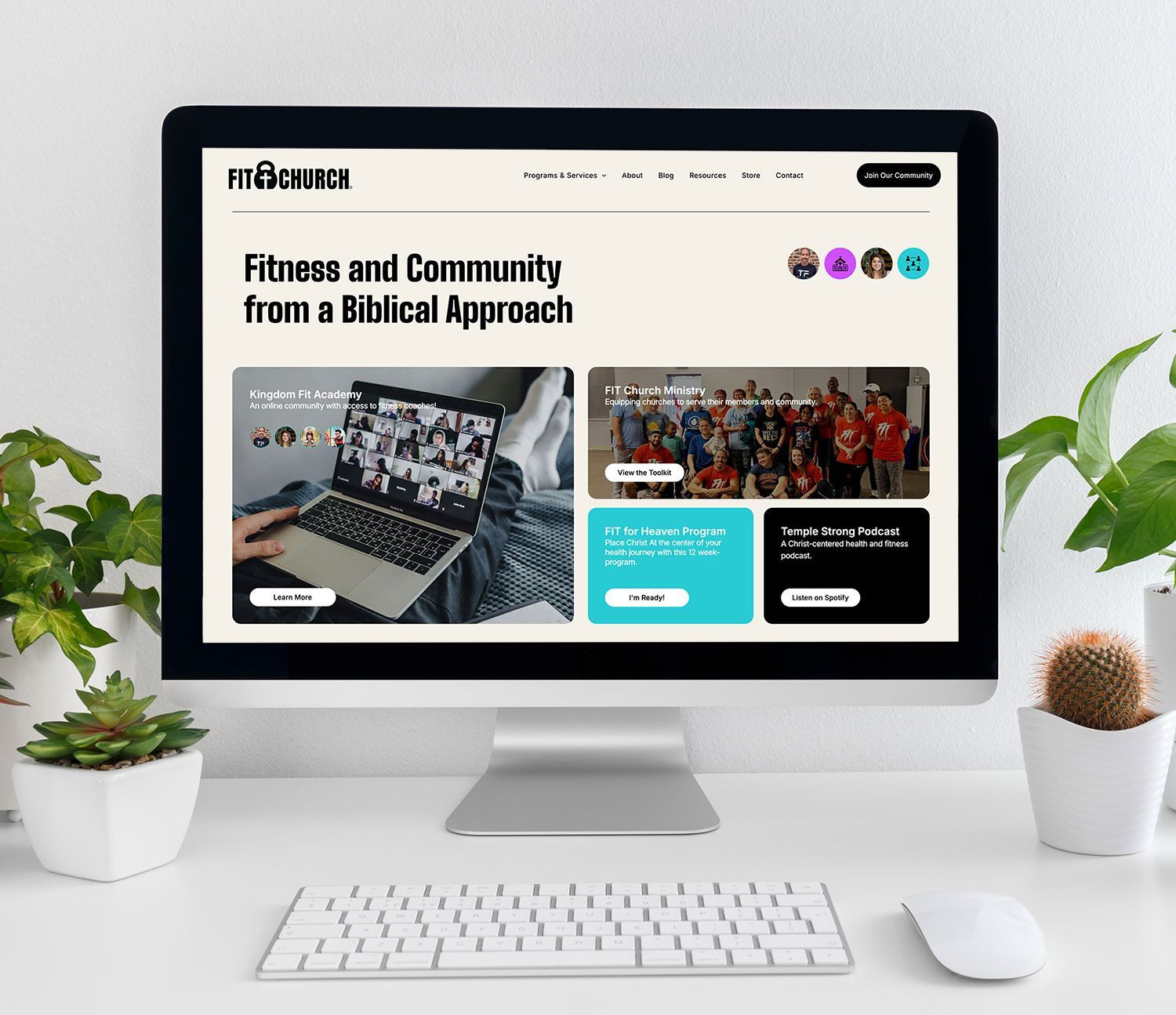 Fitness Ministry Website Design