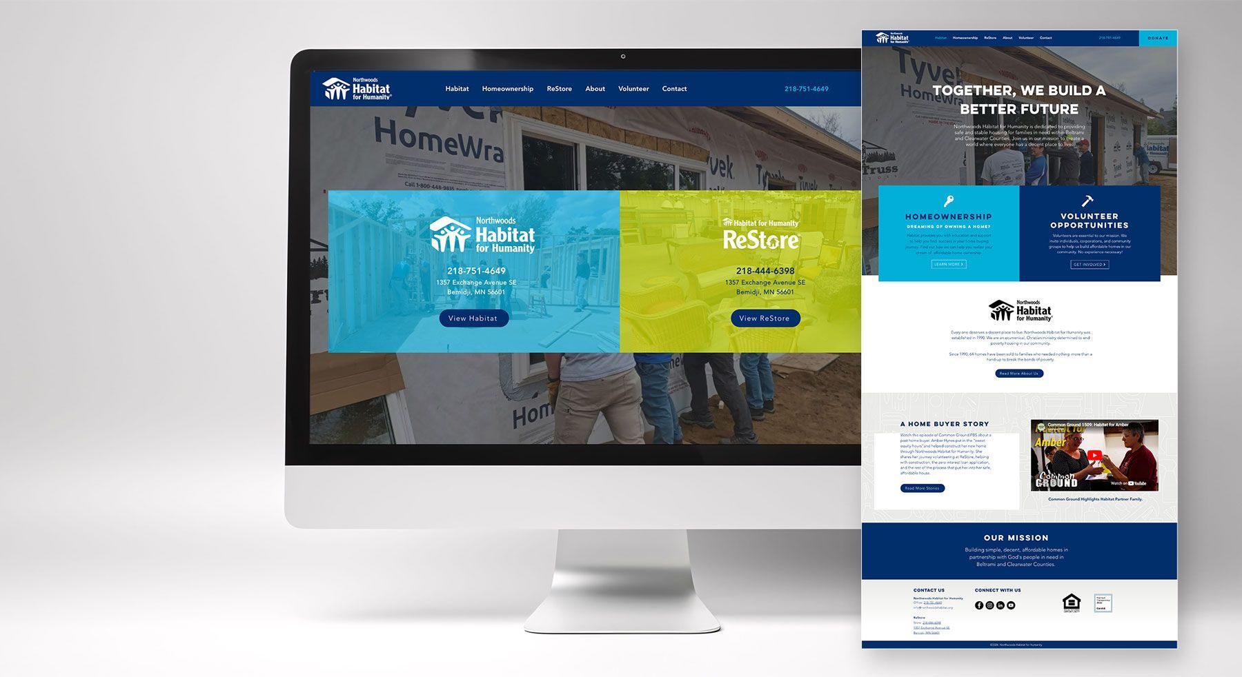 Habitat for Humanity website design