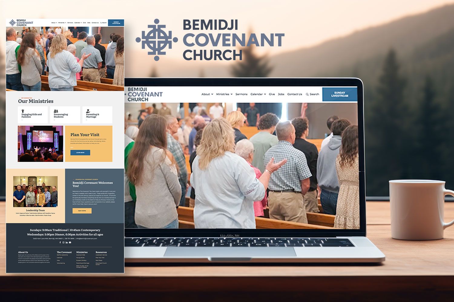 church website design