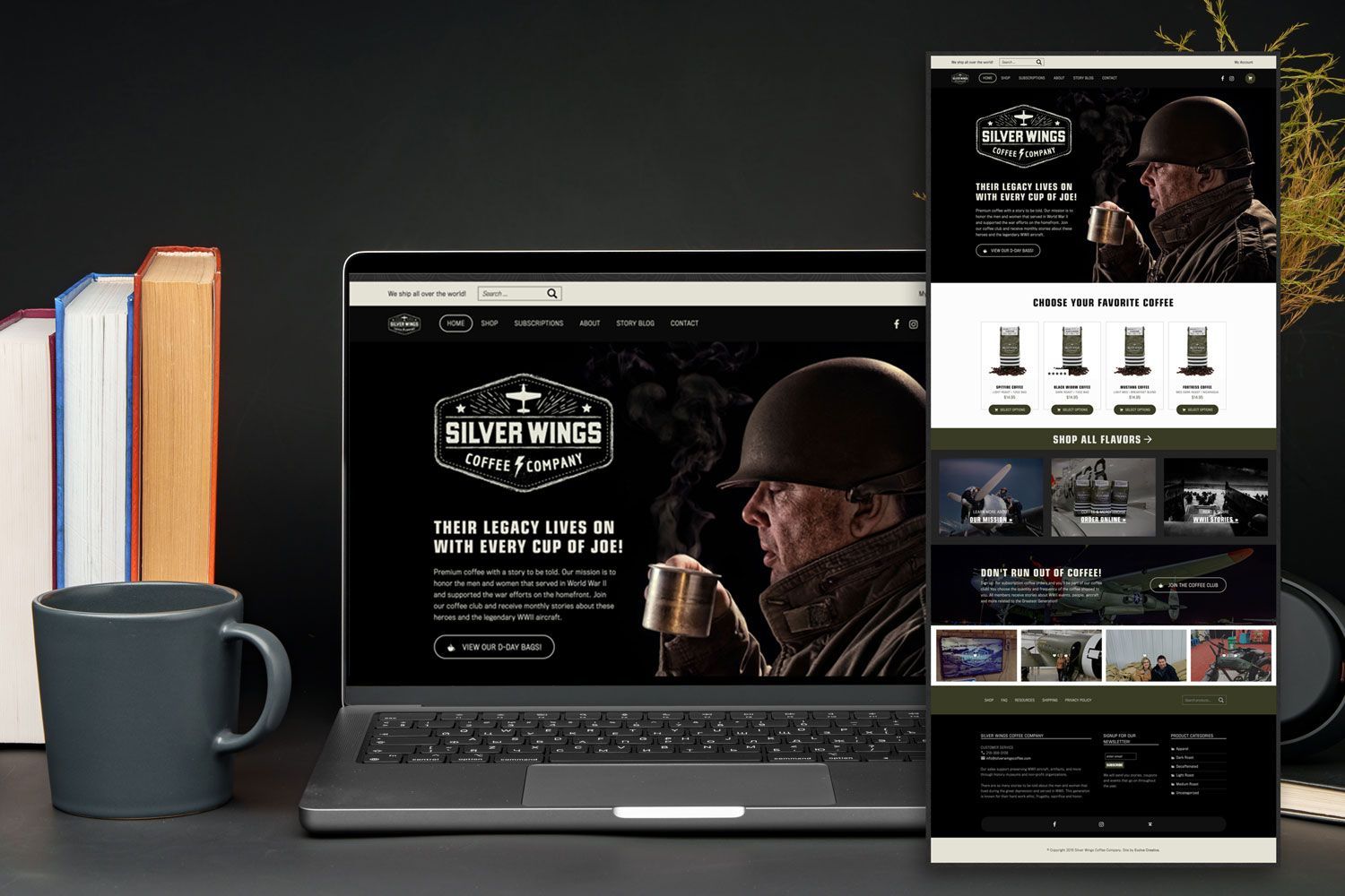 vintage coffee website