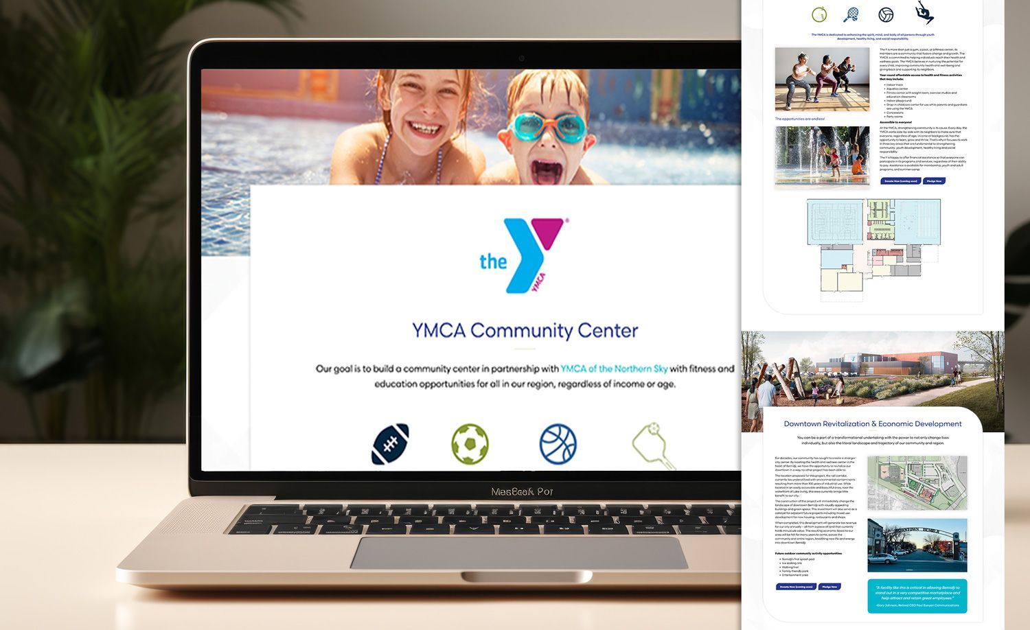 ymca website design
