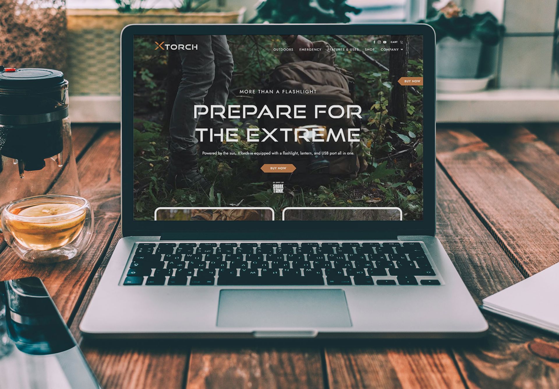 outdoor product website