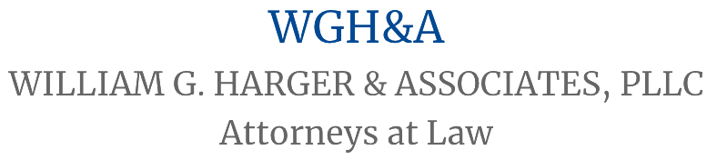 WG&A William G. Harder & Associates, PLLC Attorneys at Law logo in blue and gray text