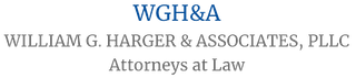 WG&A William G. Harder & Associates, PLLC Attorneys at Law logo in blue and gray text