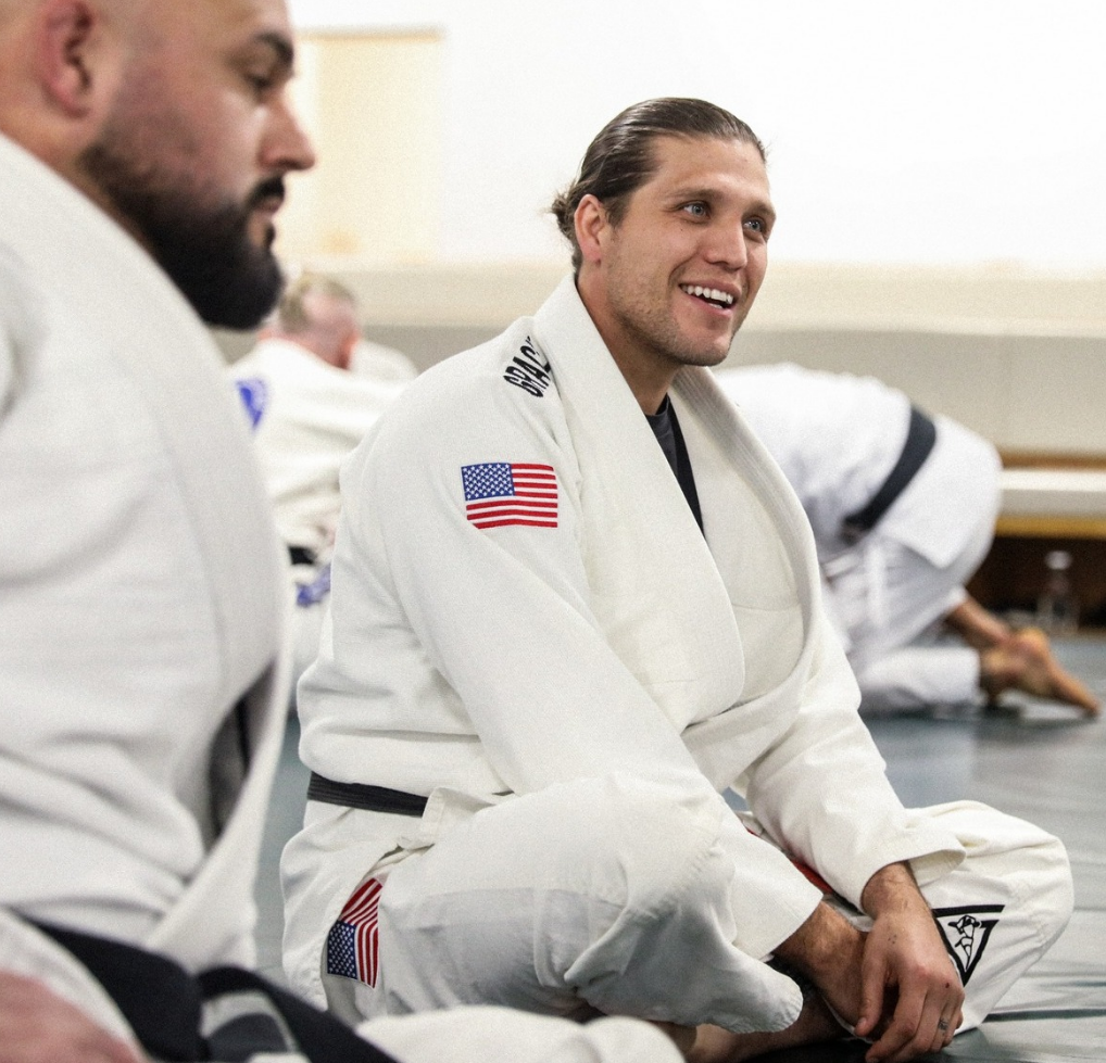 Adults practicing controlled Jiu-Jitsu drills at Gracie Jiu-Jitsu San Jose in San Jose, CA.