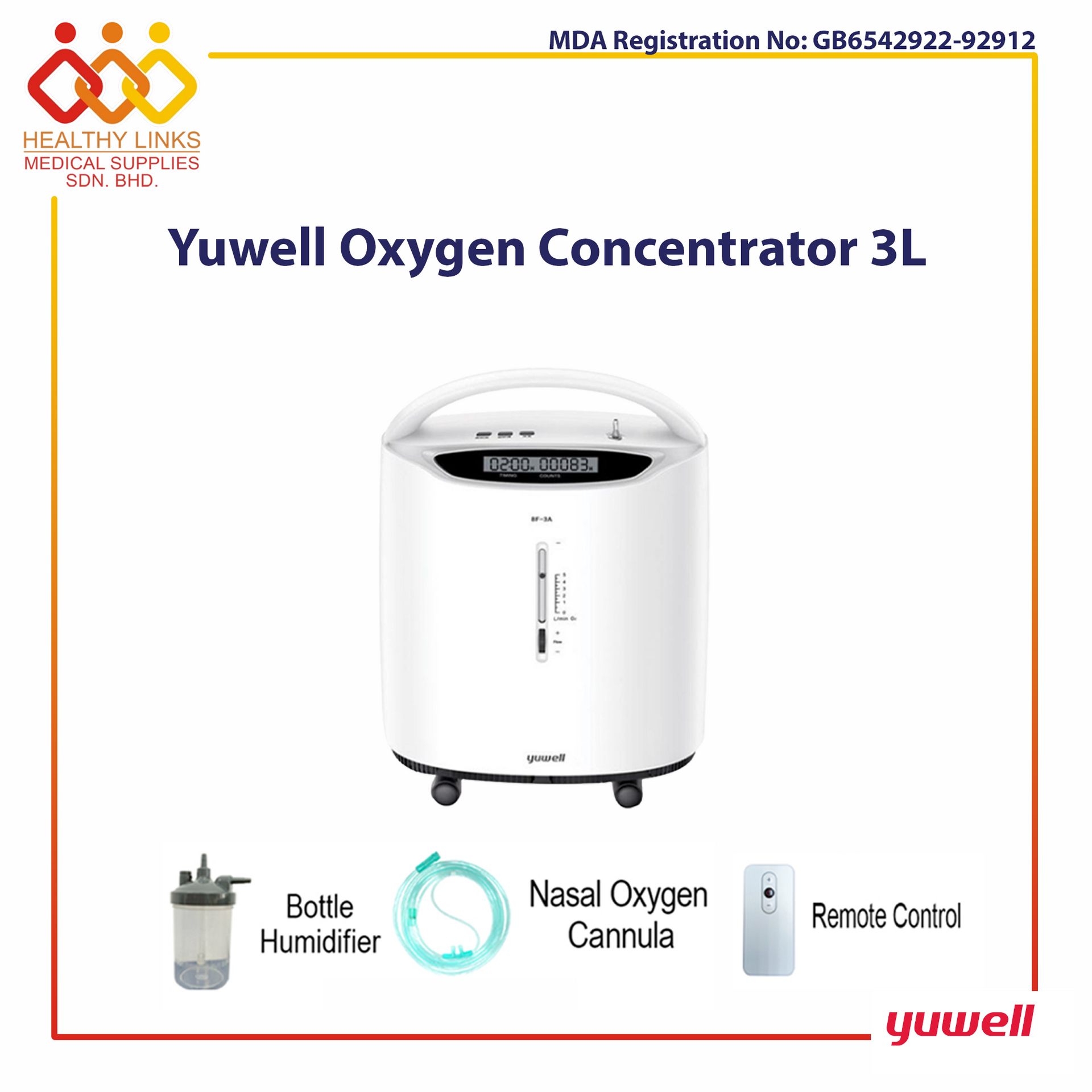 O2 Genrator Yuwell OXYGEN CONCENTRATOR