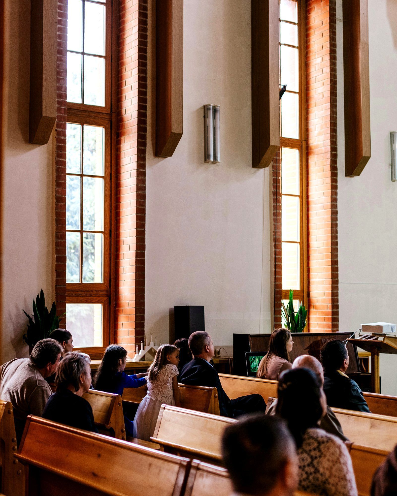 The sanctuary where LION gathers, lit by daylight