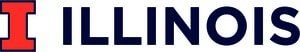 The word illinois is on a white background