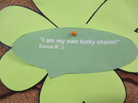 A piece of paper that says 