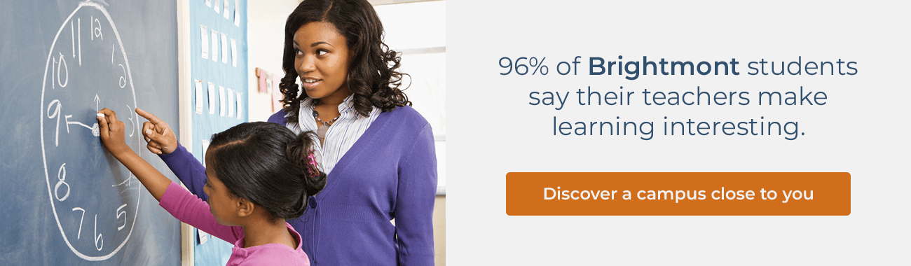 96% of Brightmont students say their teachers make learning interesting. Discover a Brightmont campus close to you. 