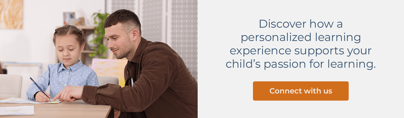 Discover how a personalized learning experience supports your child’s passion for learning. Connect with us.