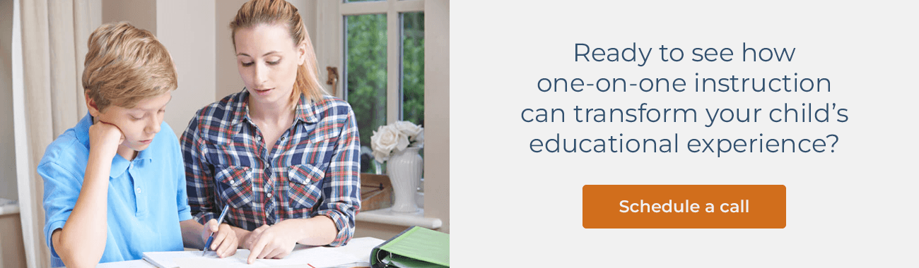 Ready to see how one-on-one instruction can transform your child's educational experience? Schedule a call