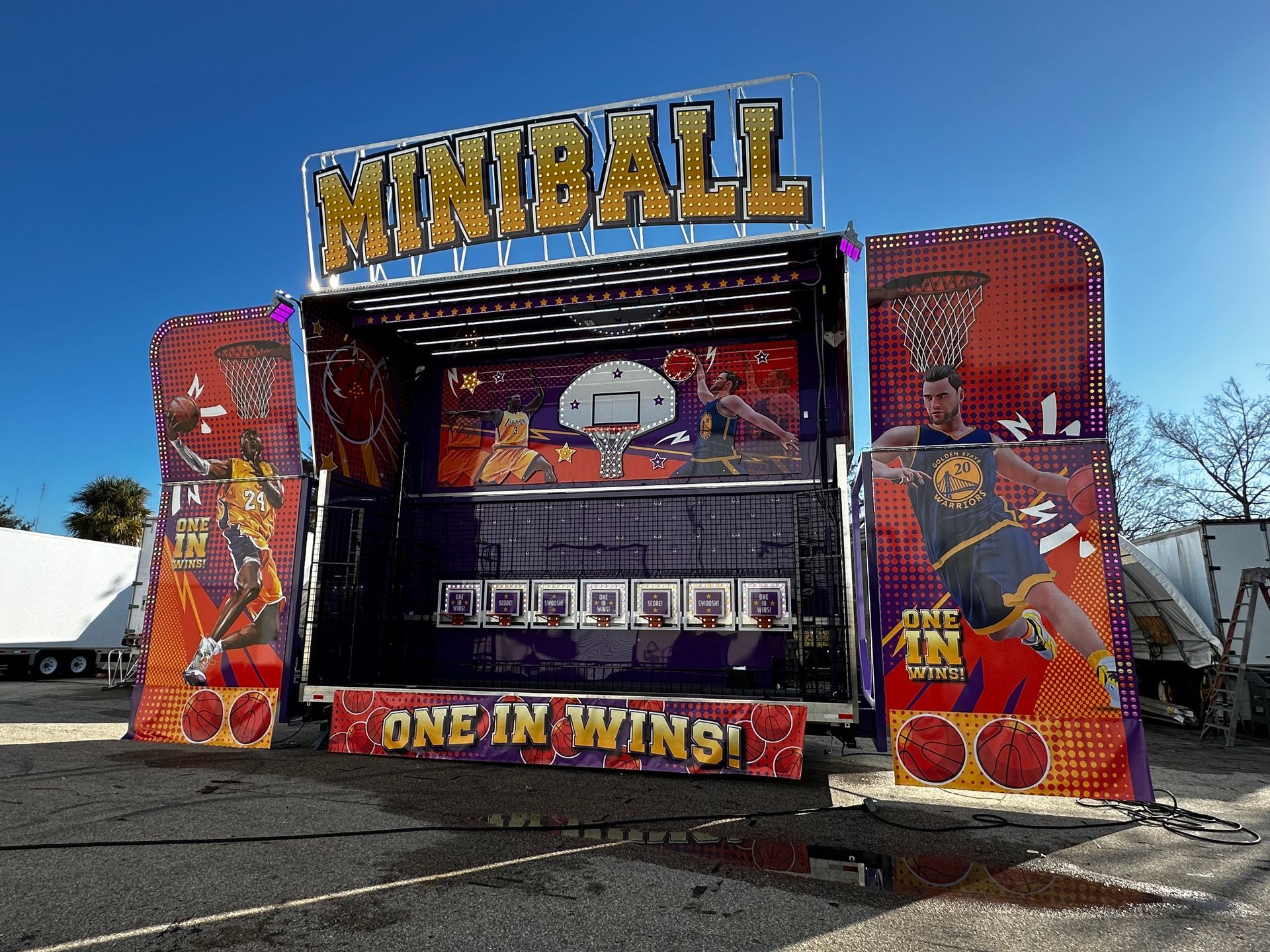 Carnival game booth