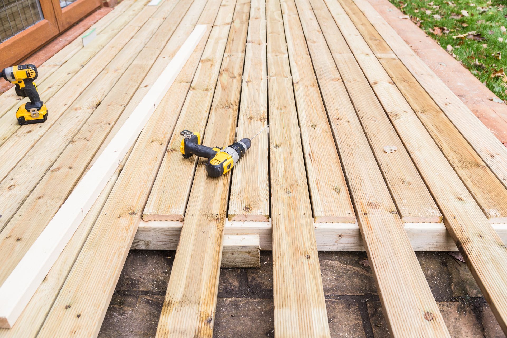 A Wooden Deck is Being Built - Tiger, GA - Walkin On Water General Contracting LLC