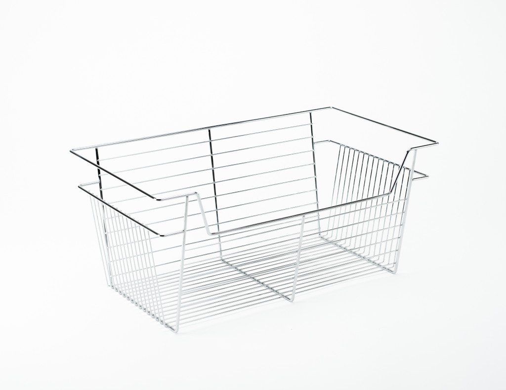 sliding basket chrome