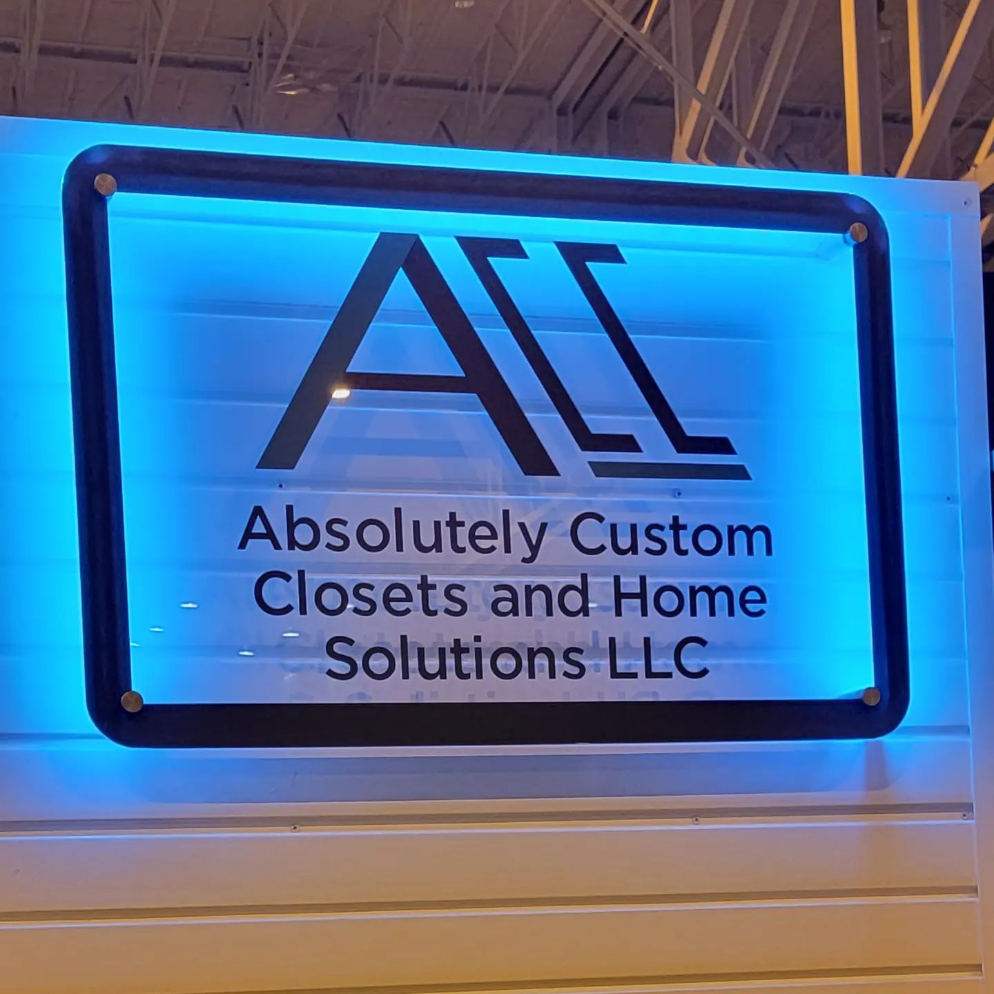 Absolutely Custom Closets & Home Solutions LLC Home Show Sign