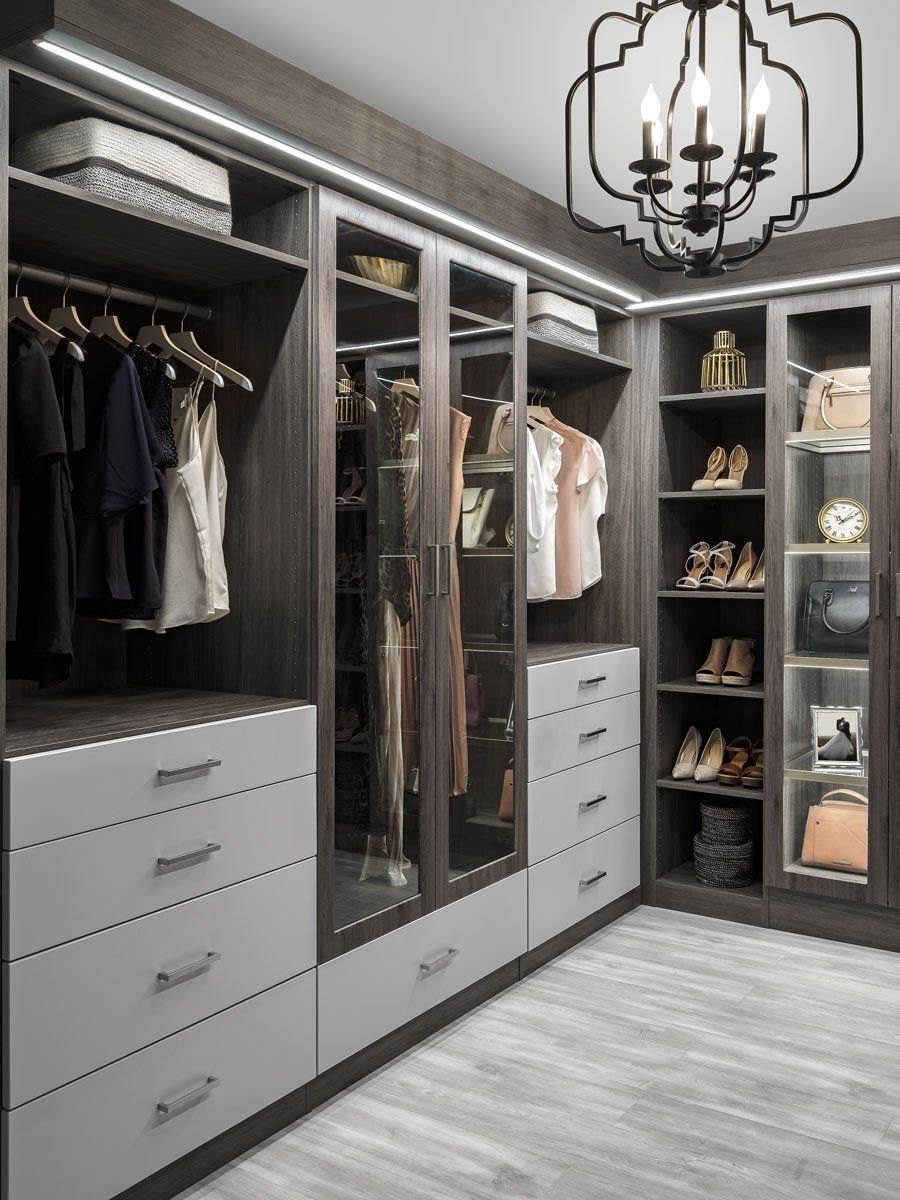 Ash and Vintage Custom Walk In Closet System