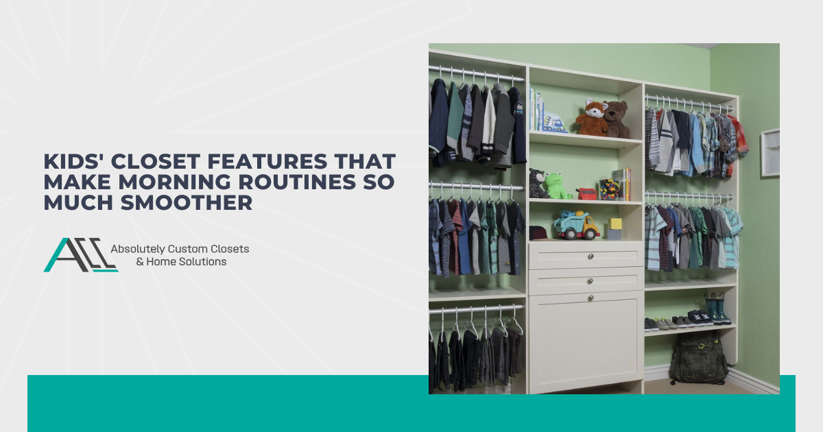 Kids' Closet Features That Make Morning Routines So Much Smoother