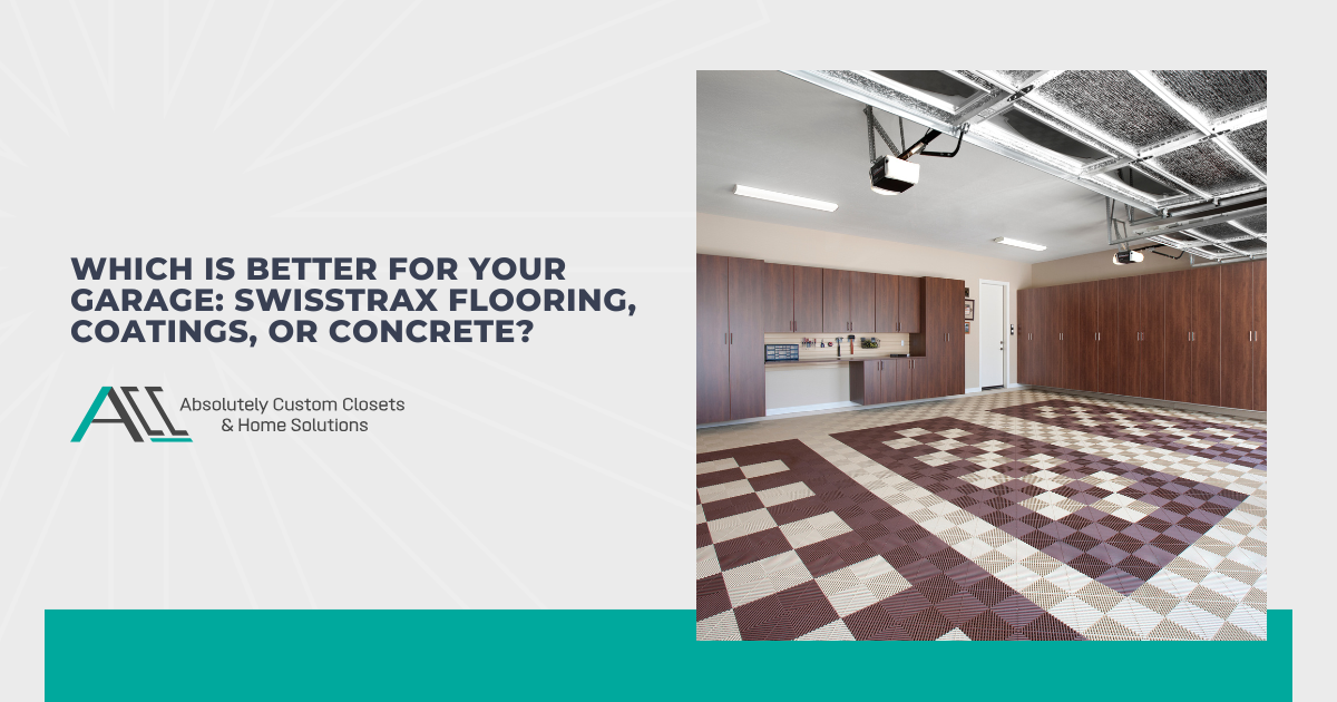 Which Is Better for Your Garage: Swisstrax Flooring, Coatings, or Concrete?
