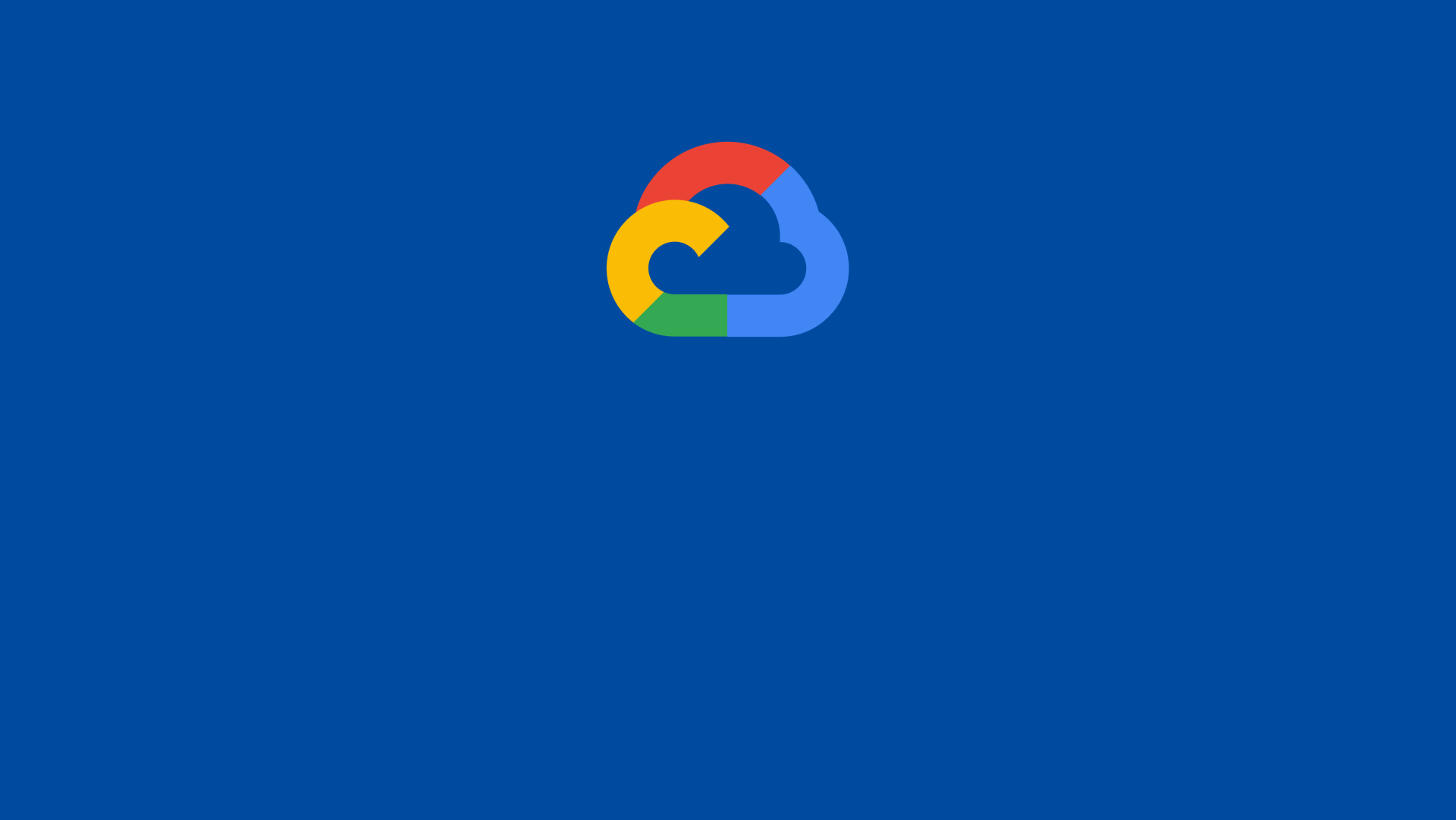 Google Cloud é o nosso parceiro