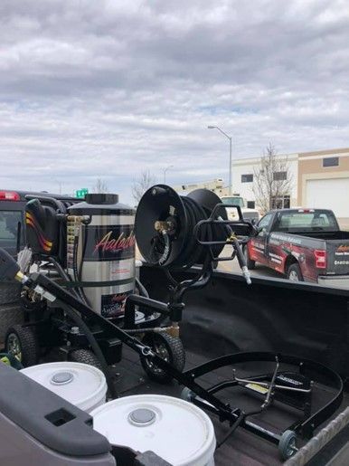 Truck With A Hose Attached — Lincoln, NE — Central States Hydraulic Services