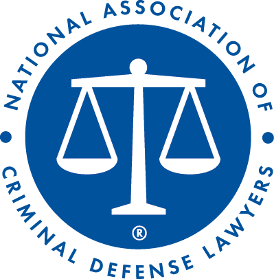 National Association of Criminal Defense Lawyers logo with blue scales of justice