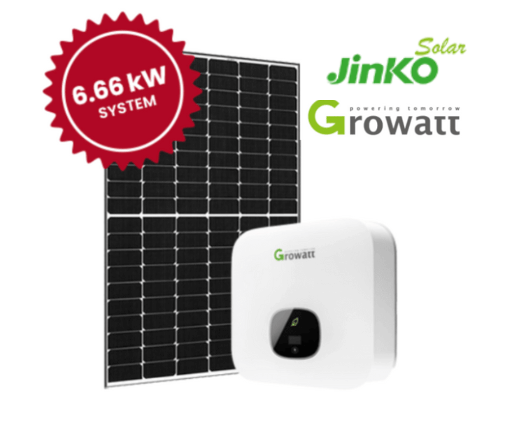 A Picture Of A 6.66kw Solar System  — Ryde Energy in Browns Plains, QLD