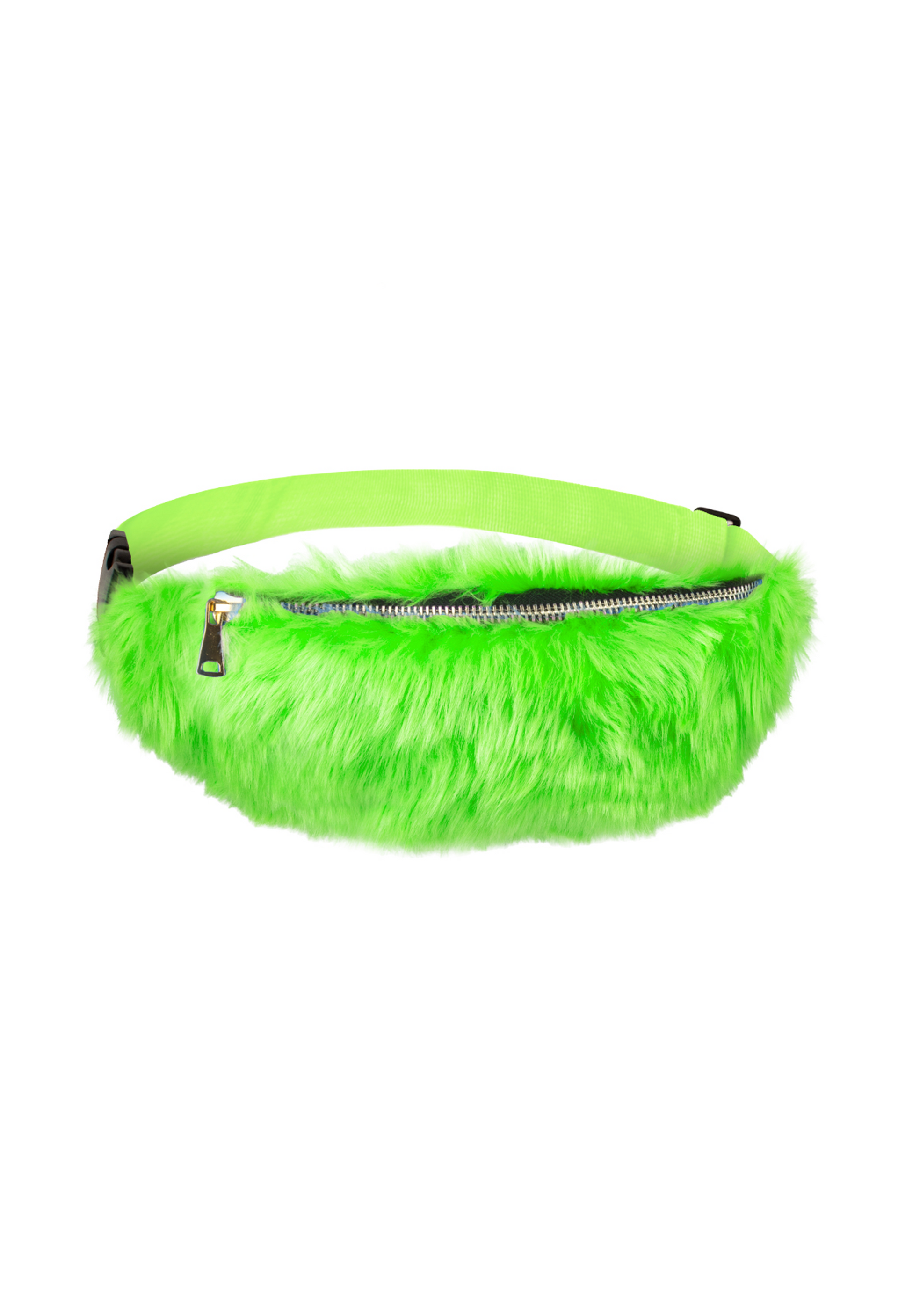 Heuptasje plush groen