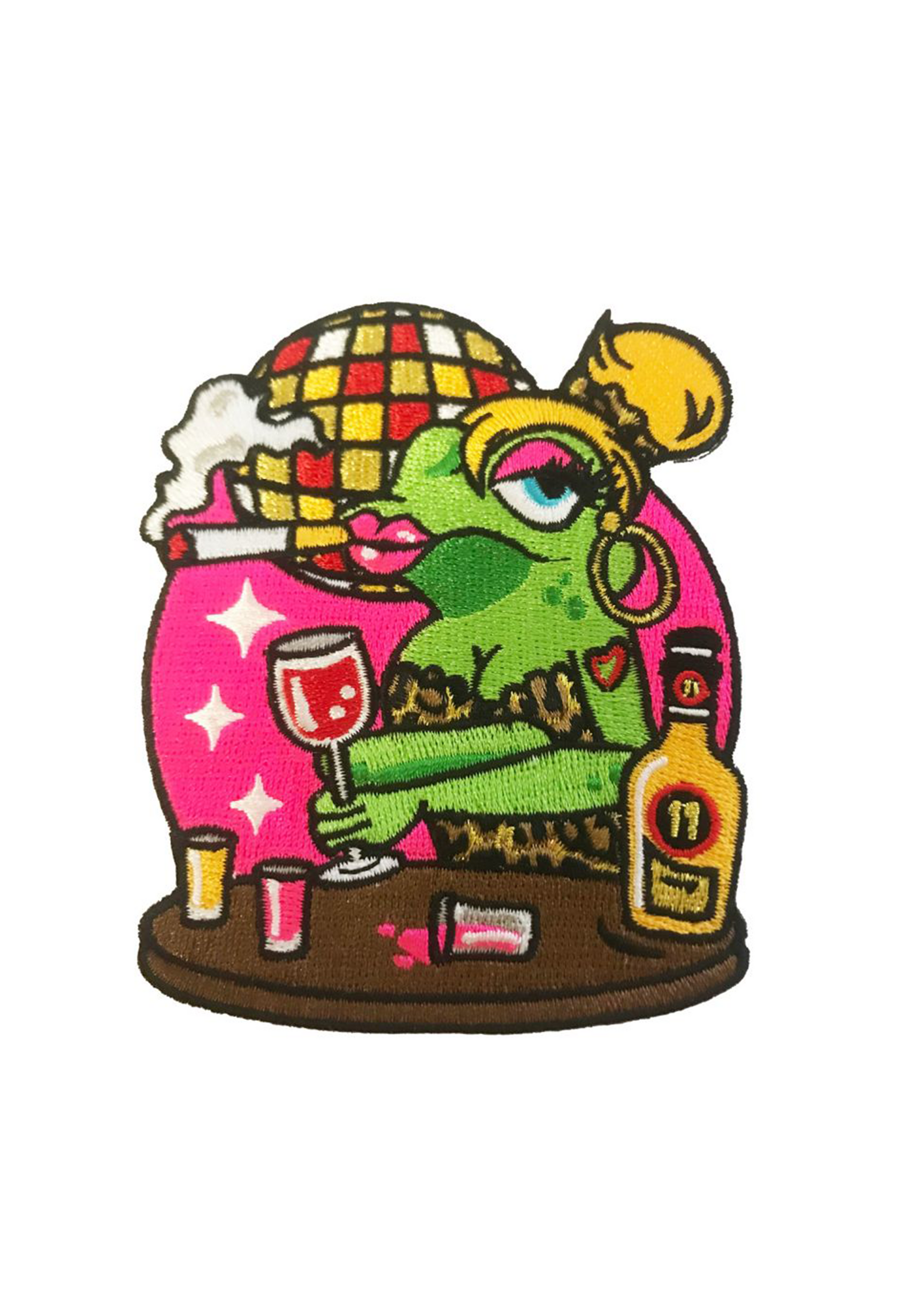 Embleem party kikker