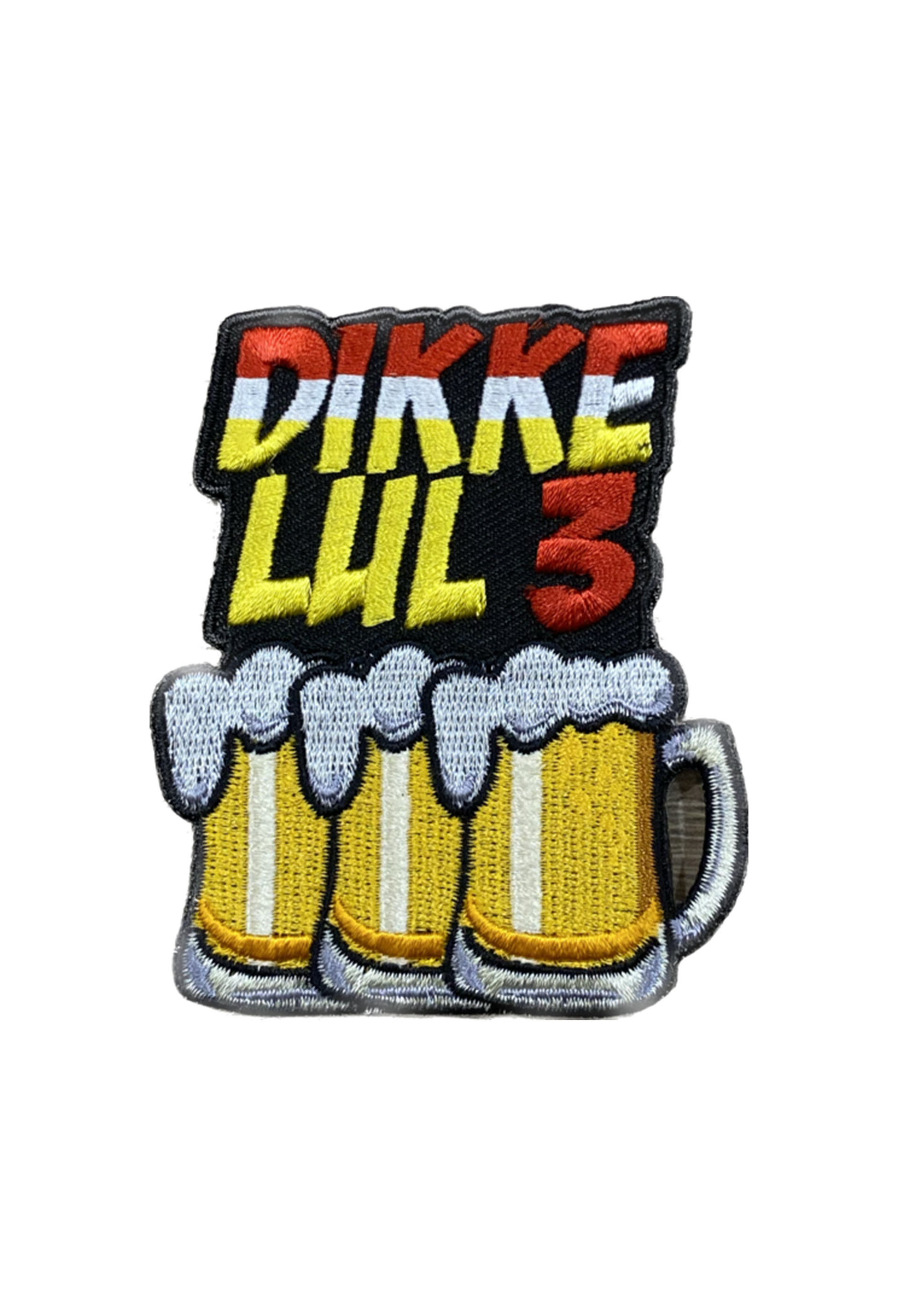 Embleem dikke lul 3 bier