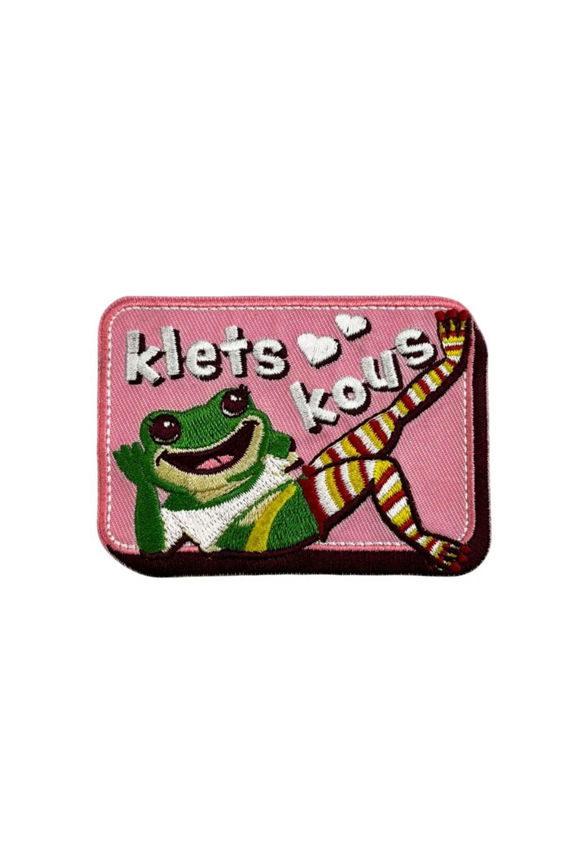 Embleem klets kous
