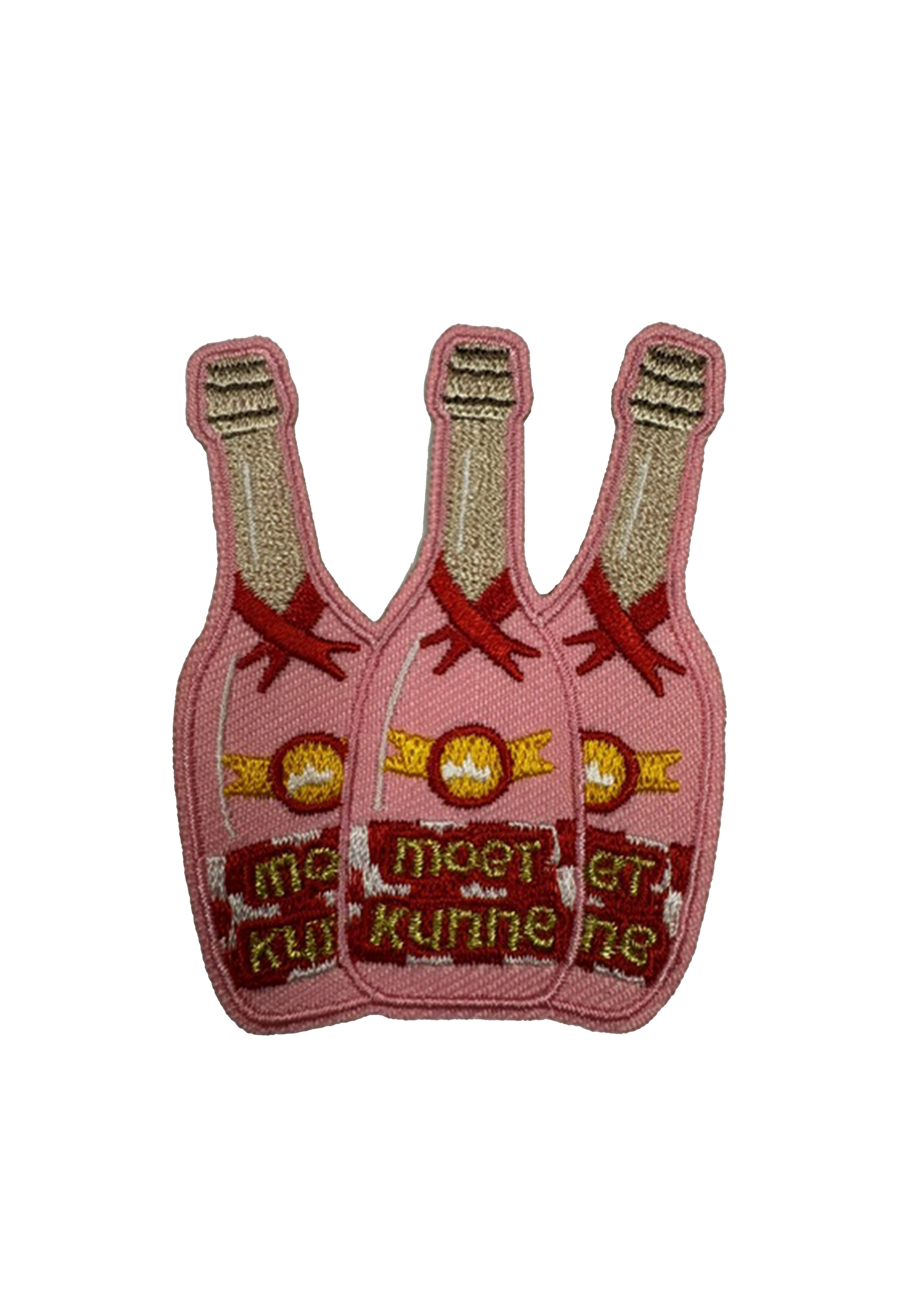 Embleem Moet kunne drie champagne flessen